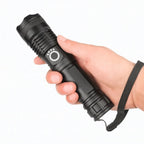 Handheld Flashlight USB Rechargeable 3 Modes IPX6