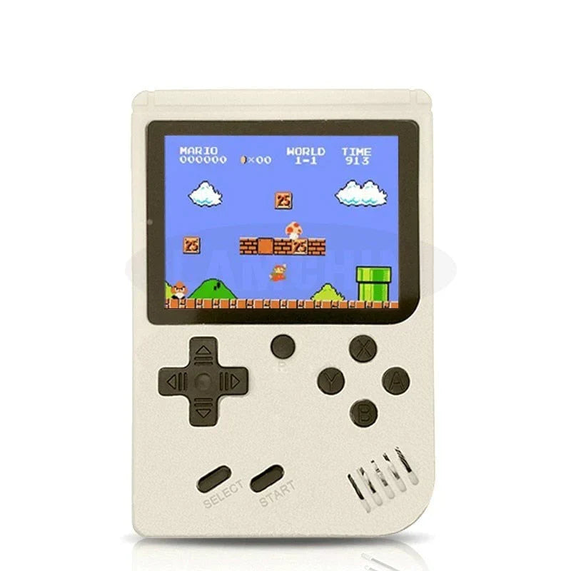 Handheld Game Console 400 Games 7-Hour Battery TV Output