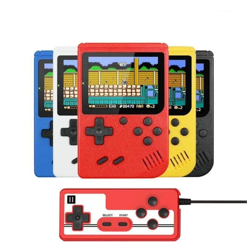 Handheld Game Console 400 Games TV Output 7-Hour Battery