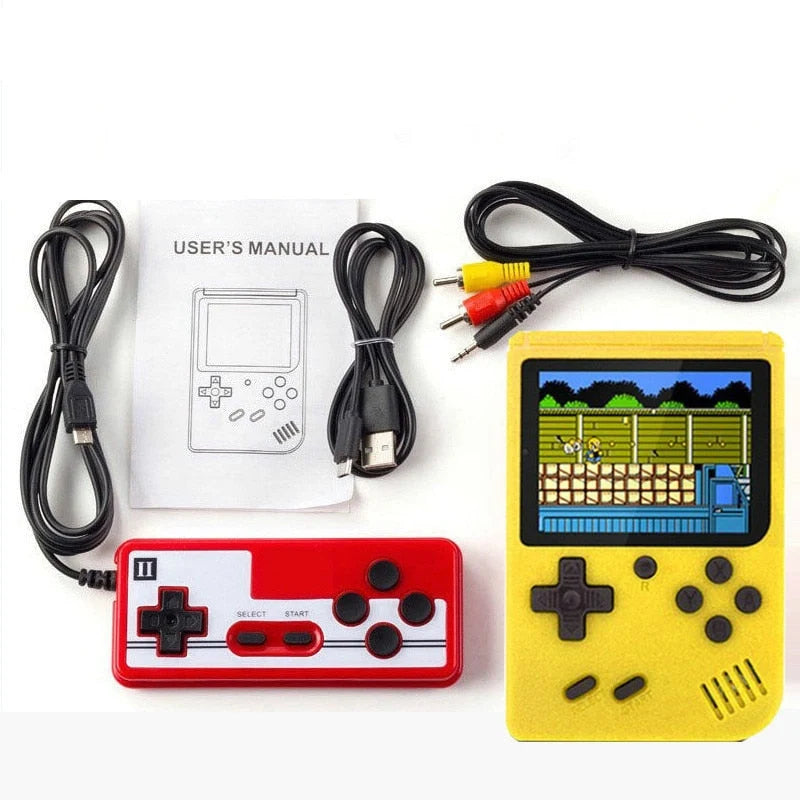 Handheld Gaming Console 400 Games Rechargeable Battery