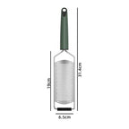 Handheld Grater Stainless Steel Blade Non-Slip Handle Dishwasher Safe