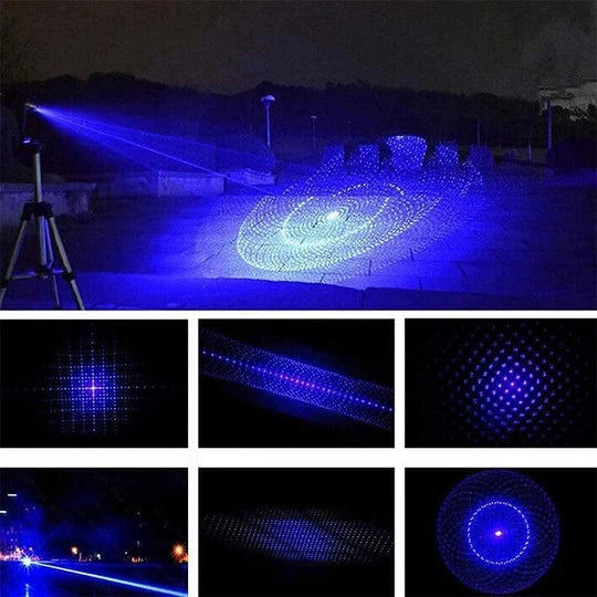 Handheld Laser Pointer Adjustable Beam Rechargeable & Compact