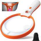 Handheld Magnifier 10x 20x 45x LED & UV