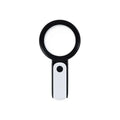 Handheld Magnifying Glass 30x Magnification Acrylic Lens Lightweight