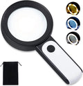 Handheld Magnifying Glass 30x Magnification & LED Light