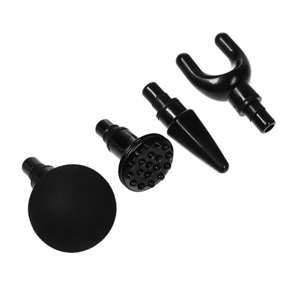 Handheld Massager Percussive Therapy 32 Speeds 4 Interchangeable Heads