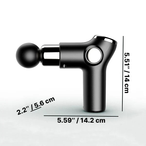 Handheld Massager Percussive Therapy 32 Speeds 4 Interchangeable Heads
