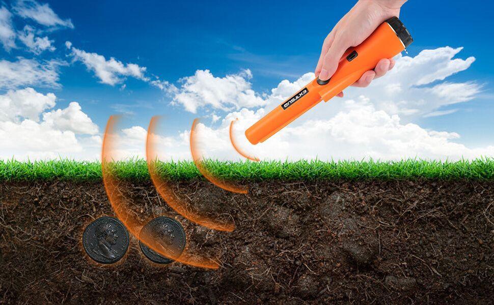 Handheld Metal Detector Pinpoint IP66 Waterproof