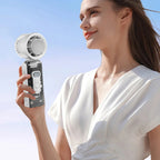 Handheld Misting Fan Rechargeable Foldable Adjustable Speed