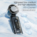 Handheld Misting Fan Rechargeable Foldable Adjustable Speed