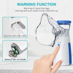 Handheld Nebuliser Mesh Technology USB Rechargeable Quiet Operation