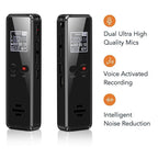Handheld Recorder Voice-Activated & Noise-Cancelling 35 Hour Battery