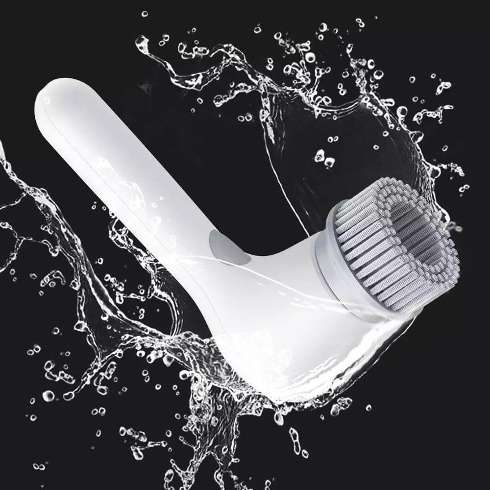 Handheld Scrubber Cordless Waterproof Interchangeable Brushes