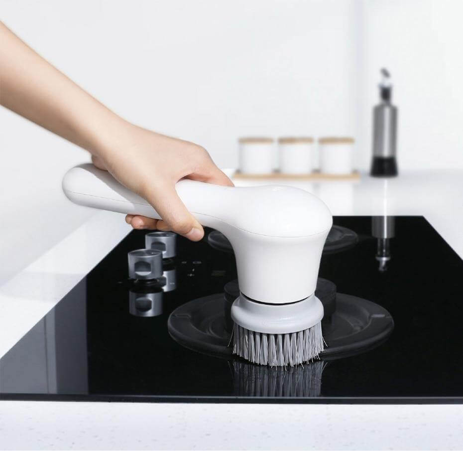 Handheld Scrubber Cordless Waterproof Interchangeable Brushes