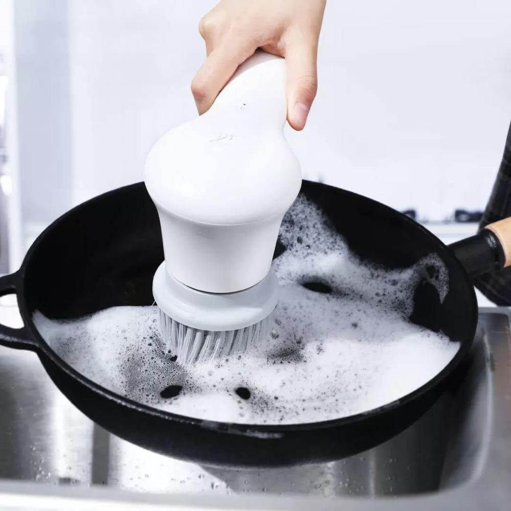 Handheld Scrubber Cordless Waterproof Interchangeable Brushes
