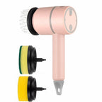 Handheld Scrubber USB Rechargeable Interchangeable Brush Heads