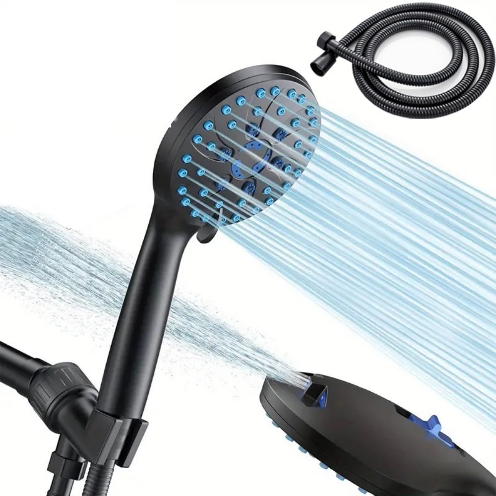 Handheld Shower Head High-Pressure Multi-Spray Quick Install