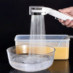 Handheld Shower Head On-Off Button & Four Spray Modes