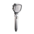 Handheld Shower Head On-Off Button & Four Spray Modes