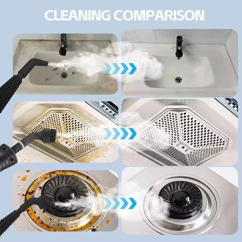 Handheld Steam Cleaner 15-Second Heat-Up Chemical-Free Cleaning