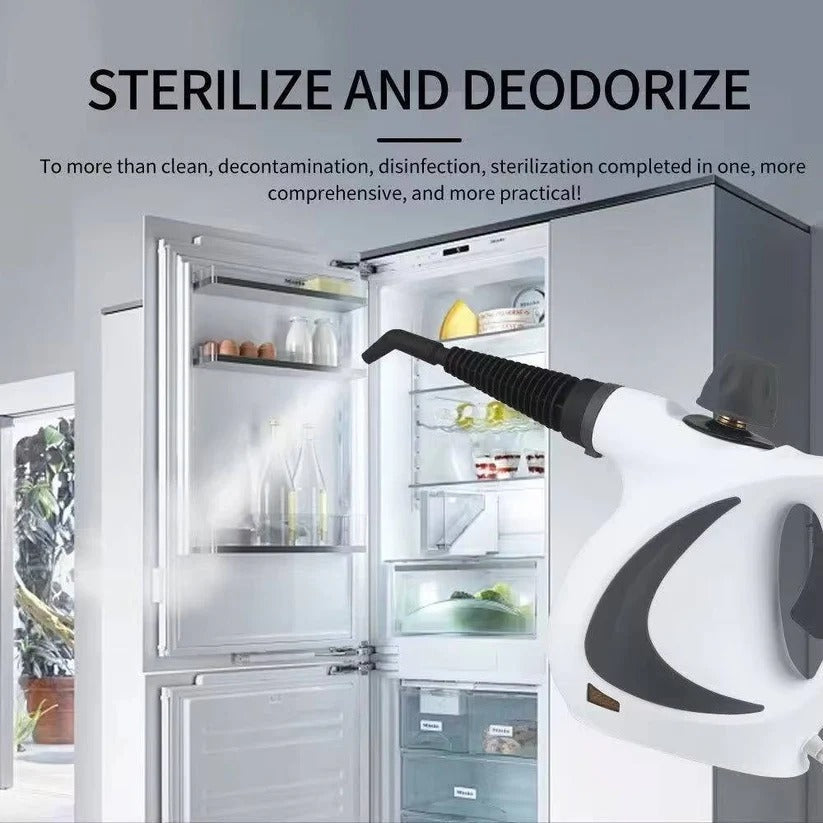 Handheld Steam Cleaner Cordless 15-Second Heat-Up & 4 Attachments