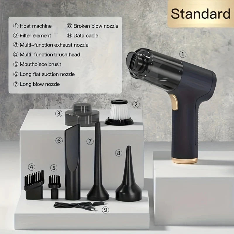 Handheld Vacuum 5000 Pa Cordless Rechargeable Pet Hair Ready
