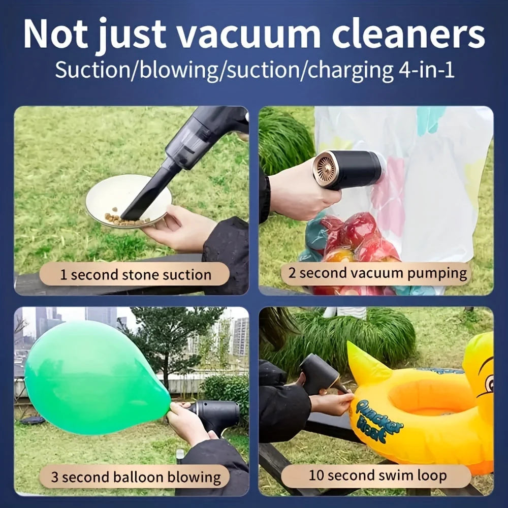 Handheld Vacuum 5000 Pa Cordless Rechargeable Pet Hair Ready