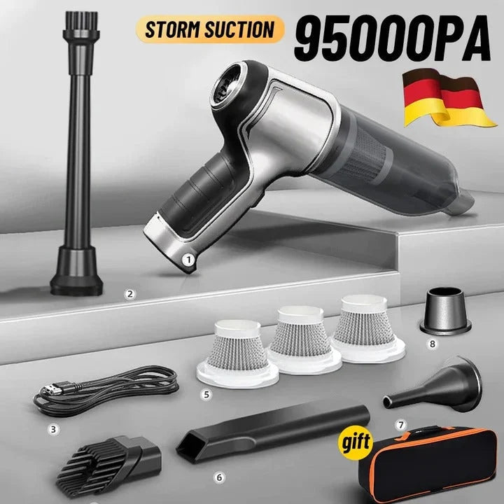 Handheld Vacuum Brushless Motor Adaptive Suction Inflate & Air-Blow