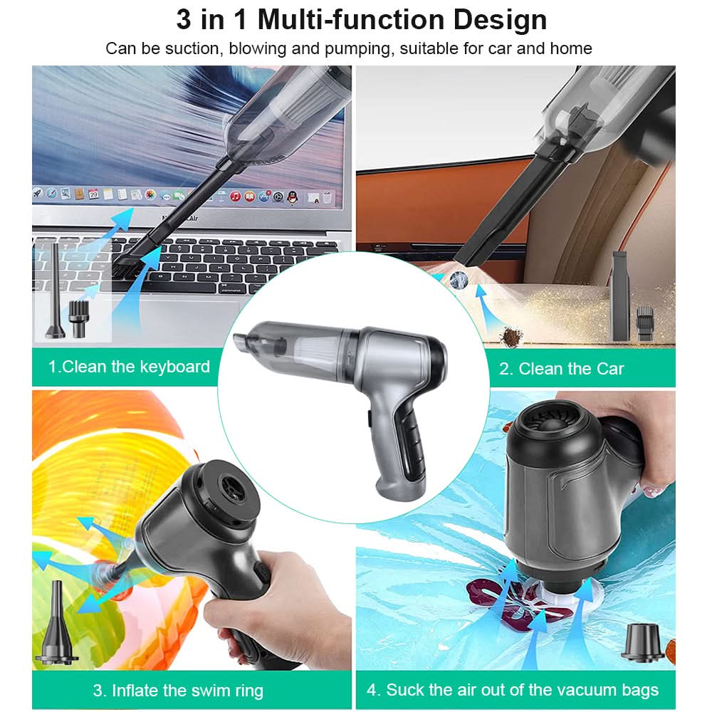 Handheld Vacuum Cordless Brushless Motor 12000 Pa