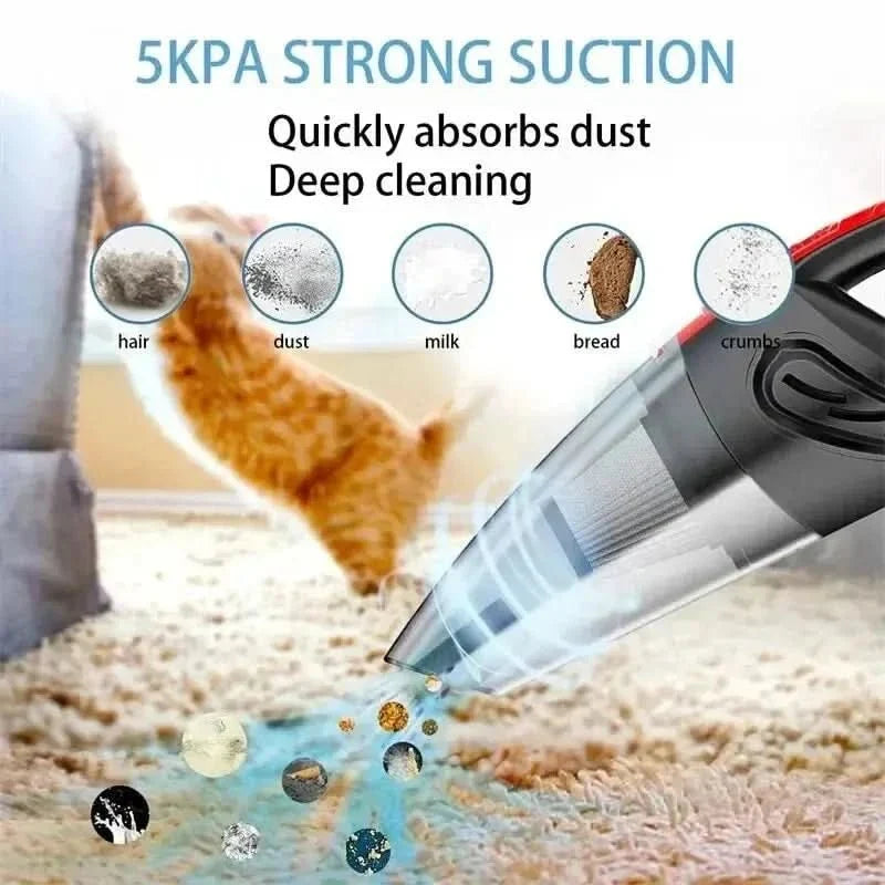 Handheld Vacuum Cordless Cyclone Suction Wet & Dry