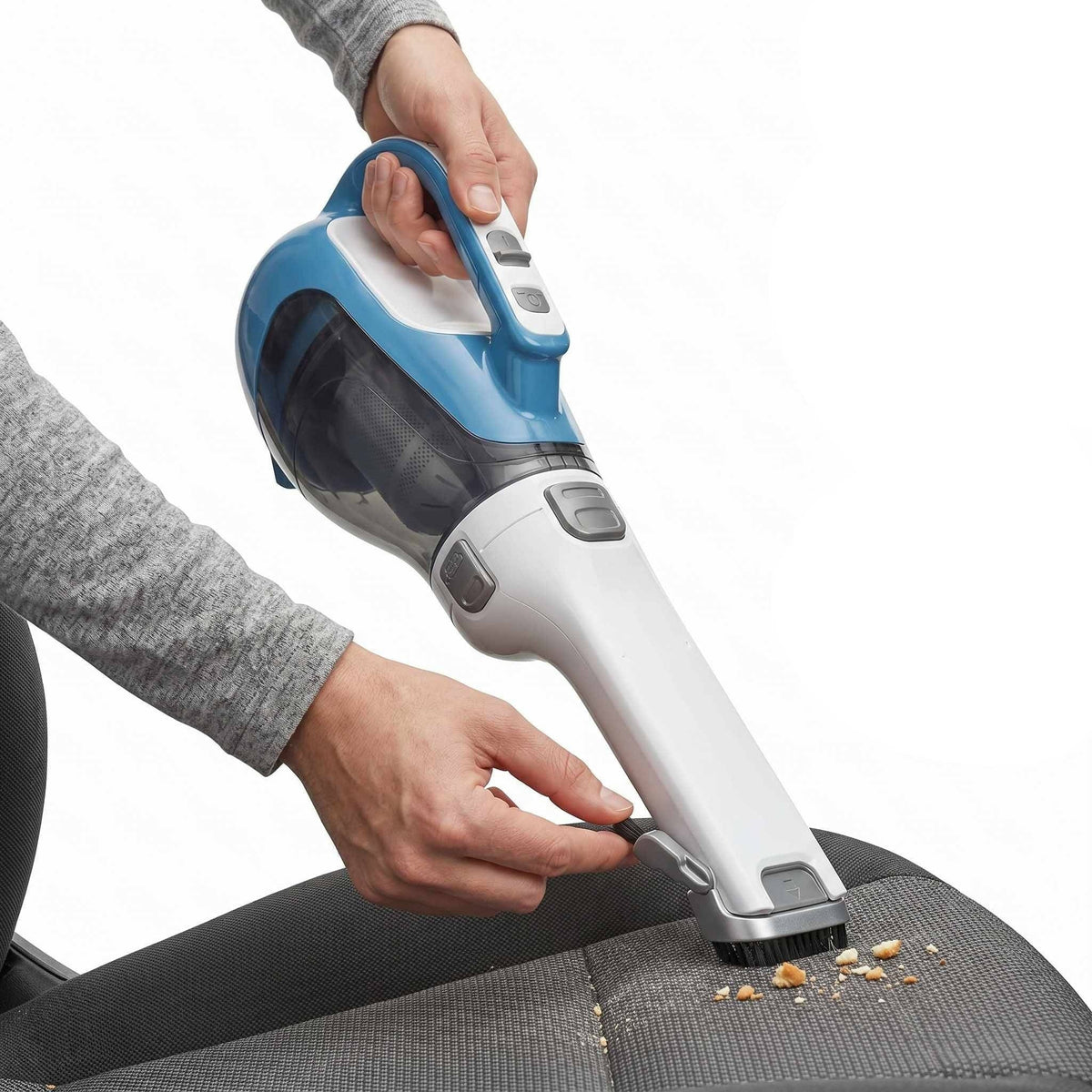 Handheld Vacuum Cordless Cyclonic Suction 180° Rotating Nozzle
