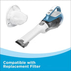 Handheld Vacuum Cordless Cyclonic Suction 180° Rotating Nozzle