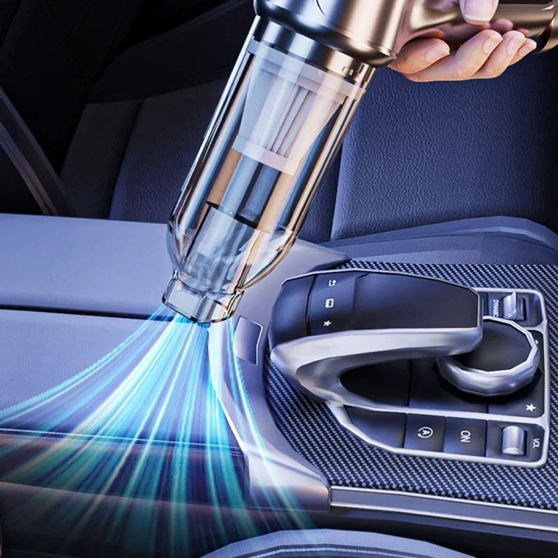 Handheld Vacuum Cordless Dual Suction & Blowing 4 Attachments
