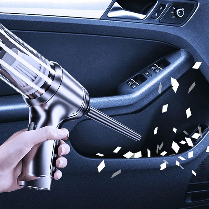 Handheld Vacuum Cordless Dual Suction & Blowing 4 Attachments