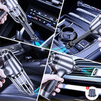Handheld Vacuum Cordless Dual Suction & Blowing 4 Attachments