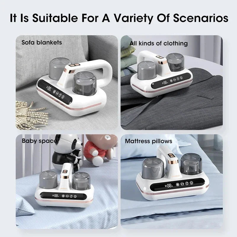 Handheld Vacuum Cordless Powerful Suction & UV Sterilization
