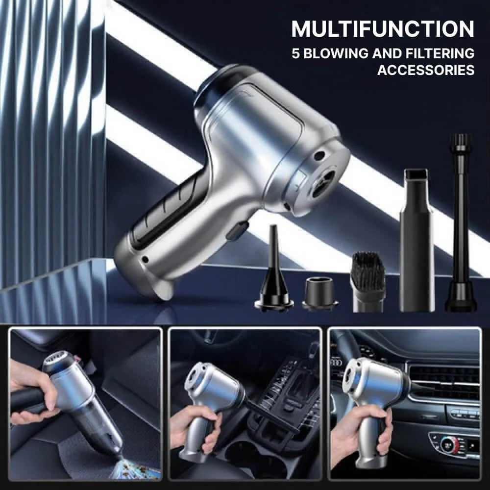 Handheld Vacuum Cordless Turbo Mode Rechargeable Battery