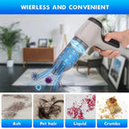 Handheld Vacuum Cordless Turbo Mode Rechargeable Battery