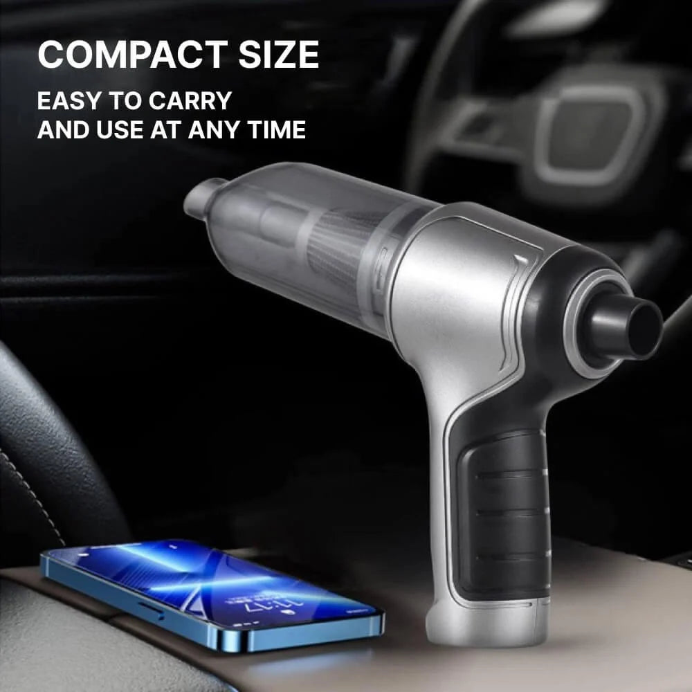 Handheld Vacuum Cordless Turbo Suction Snap-On Nozzle