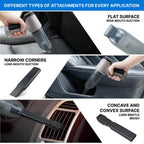 Handheld Vacuum Cordless Turbo Suction Snap-On Nozzle