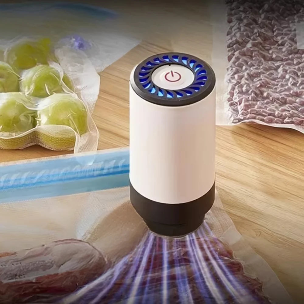 Handheld Vacuum Sealer Rechargeable USB-C Nozzles Included