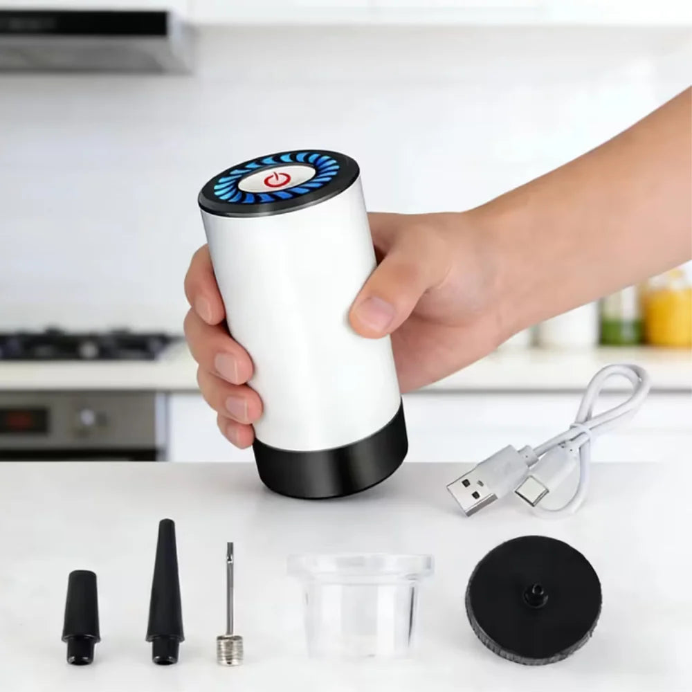 Handheld Vacuum Sealer Rechargeable USB-C Nozzles Included