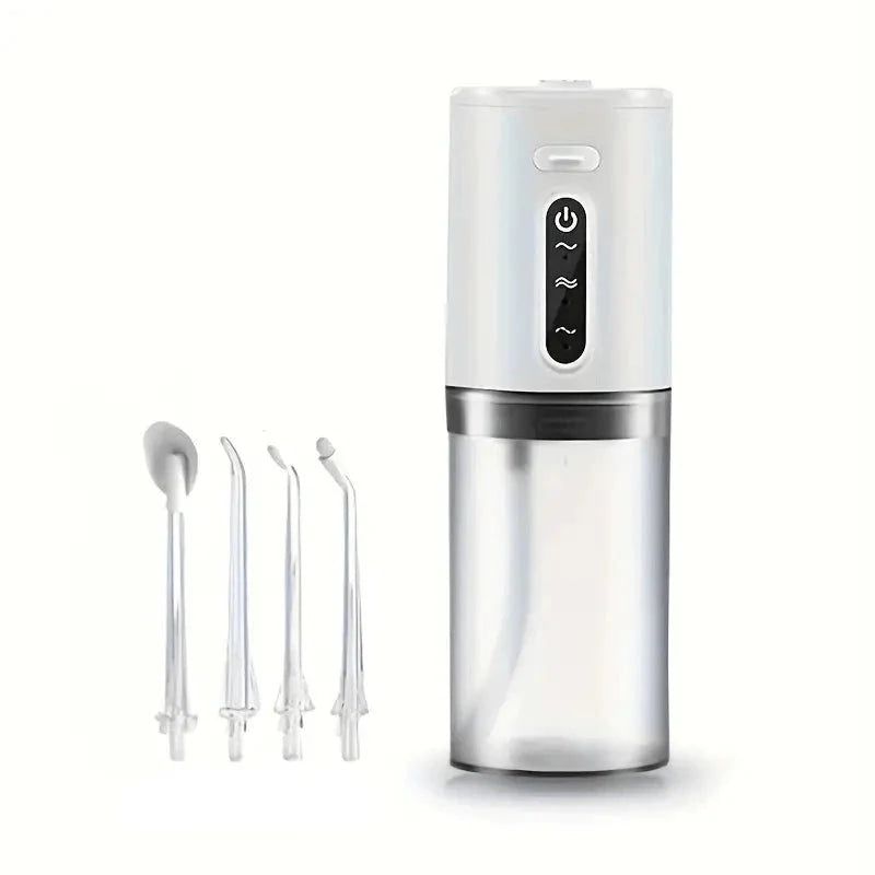 Handheld Water Flosser Adjustable Pressure 280ml Reservoir