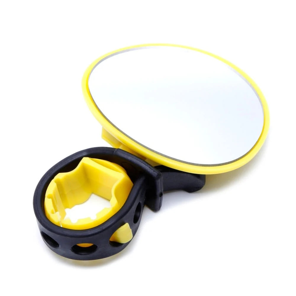 Handlebar Mirror 360° Rotation Shatterproof Strap Mount
