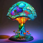 Handmade Colorful Mosaic Table Lamp (Plug-In)