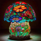Handmade Colorful Mosaic Table Lamp (Plug-In)