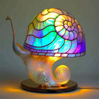Handmade Colorful Mosaic Table Lamp (Plug-In)