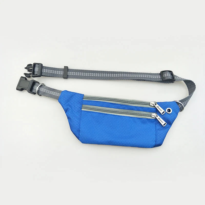 Hands-Free Dog Leash Elastic Shock-Absorbing Waist Belt Pouch Reflective