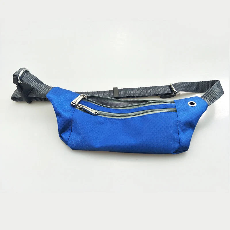Hands-Free Dog Leash Elastic Shock-Absorbing Waist Belt Pouch Reflective