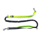 Hands-Free Dog Leash Elastic Shock-Absorbing Waist Belt Pouch Reflective